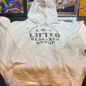 White LRG hoodie